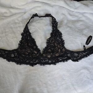 Elegant Black Lace Bralette